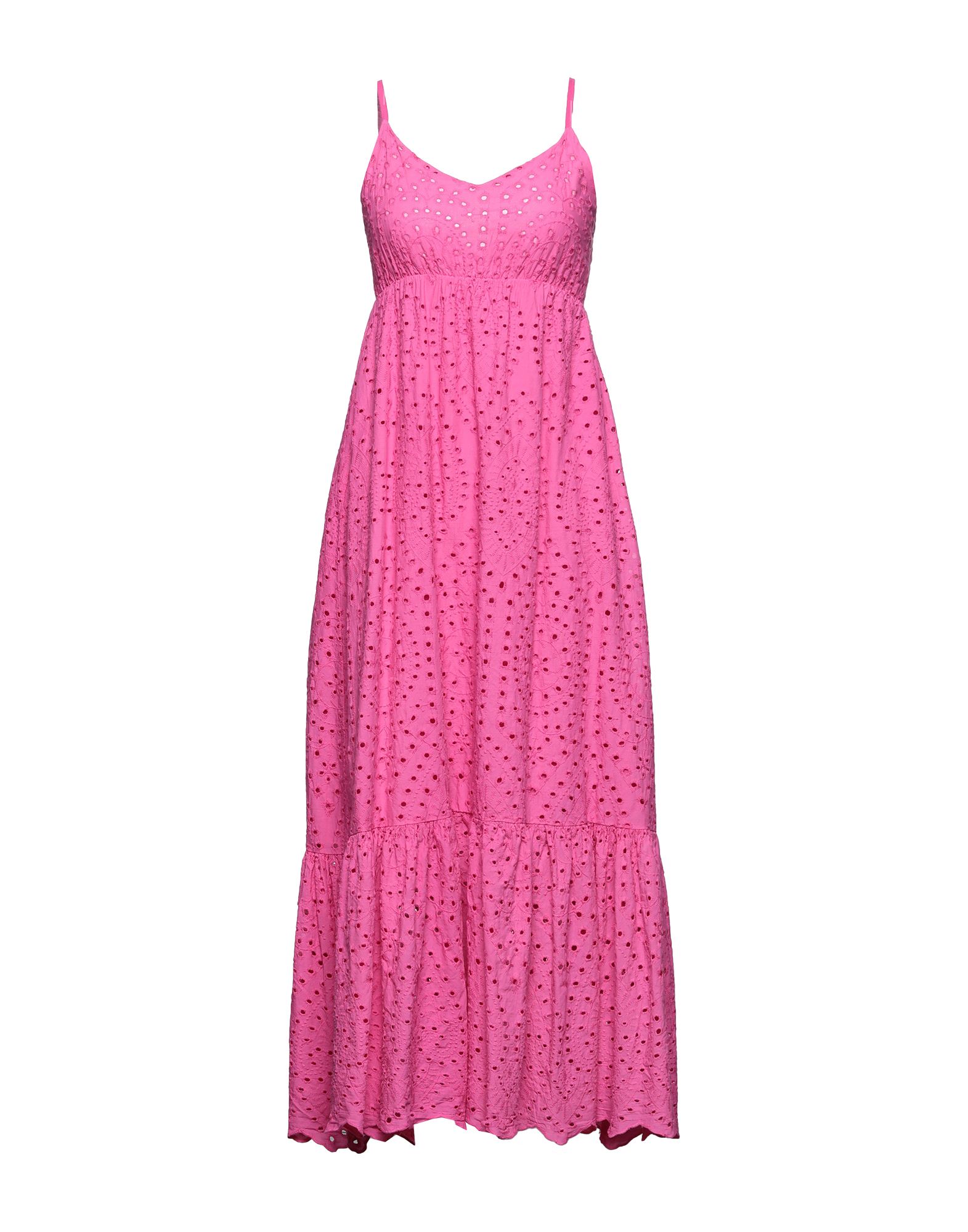 Vanessa Scott Midi Dresses In Pink | ModeSens
