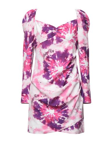 Woman Mini dress Fuchsia Size 8 Polyester, Elastane