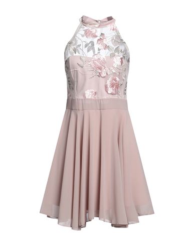 Shop Vanessa Scott Woman Mini Dress Pastel Pink Size L Polyester, Elastane