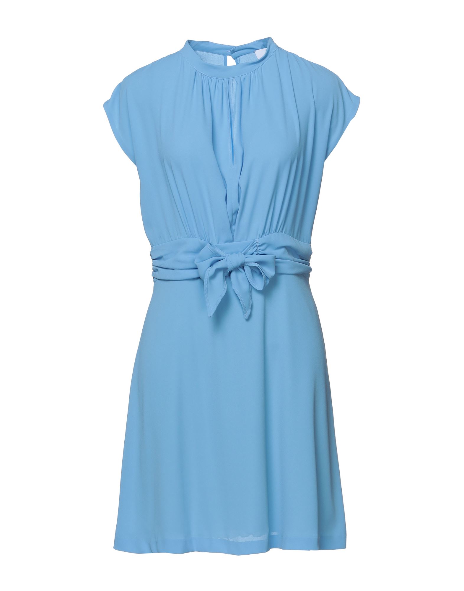 Merci .., Woman Mini Dress Sky Blue Size 6 Polyester