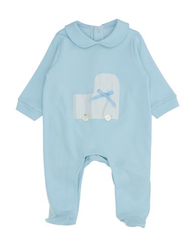 Ladia Newborn Girl Baby Jumpsuits Sky Blue Size 3 Textile Fibers