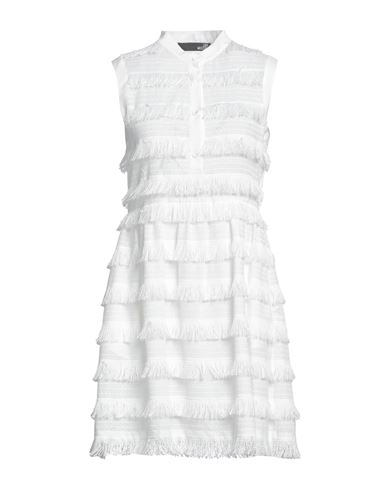 Love Moschino Woman Mini Dress White Size 8 Cotton, Polyester