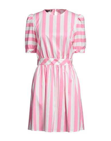 Love Moschino Woman Short Dress Pink Size 4 Lyocell, Polyester, Elastane