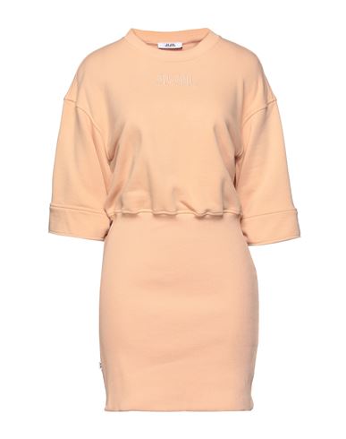 Woman Mini dress Rust Size 8 Cotton, Polyester
