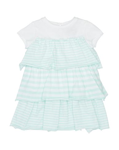 Le Petit Coco Newborn Girl Baby Dress Light Green Size 3 Cotton