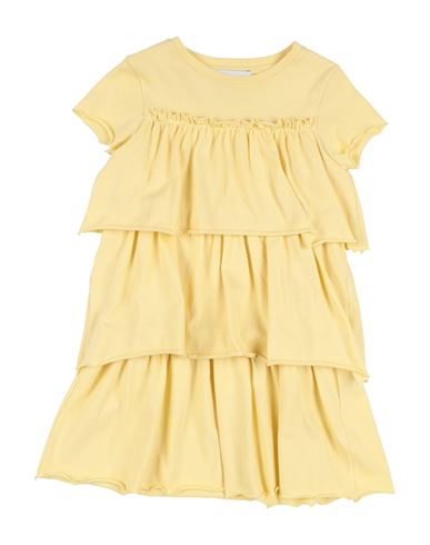 Le Petit Coco Newborn Girl Baby Dress Yellow Size 3 Cotton