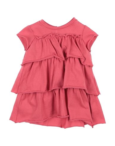 Shop Le Petit Coco Newborn Girl Baby Dress Brick Red Size 1 Cotton