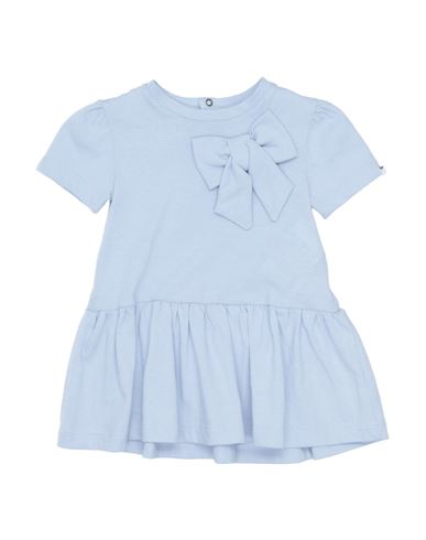 Le Petit Coco Newborn Girl Baby Dress Sky Blue Size 3 Cotton