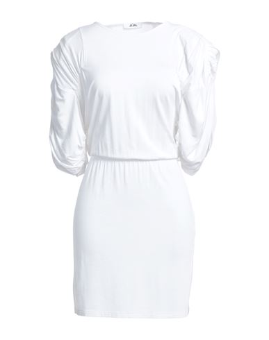 Jijil Woman Mini Dress White Size 2 Viscose, Elastane