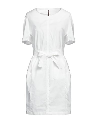 Manila Grace Woman Midi Dress White Size 8 Cotton