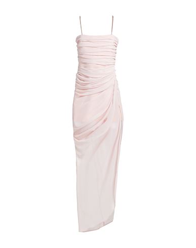 Shop Anna Molinari Woman Maxi Dress Light Pink Size 6 Polyester