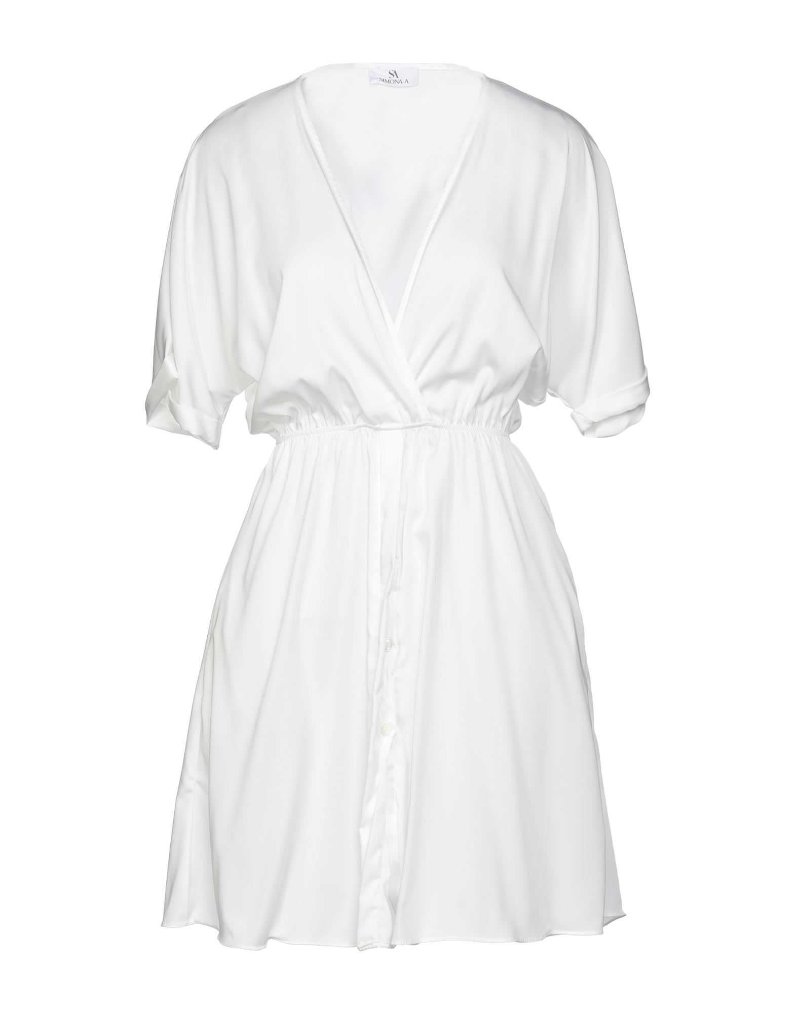 Simona-a Short Dresses In White