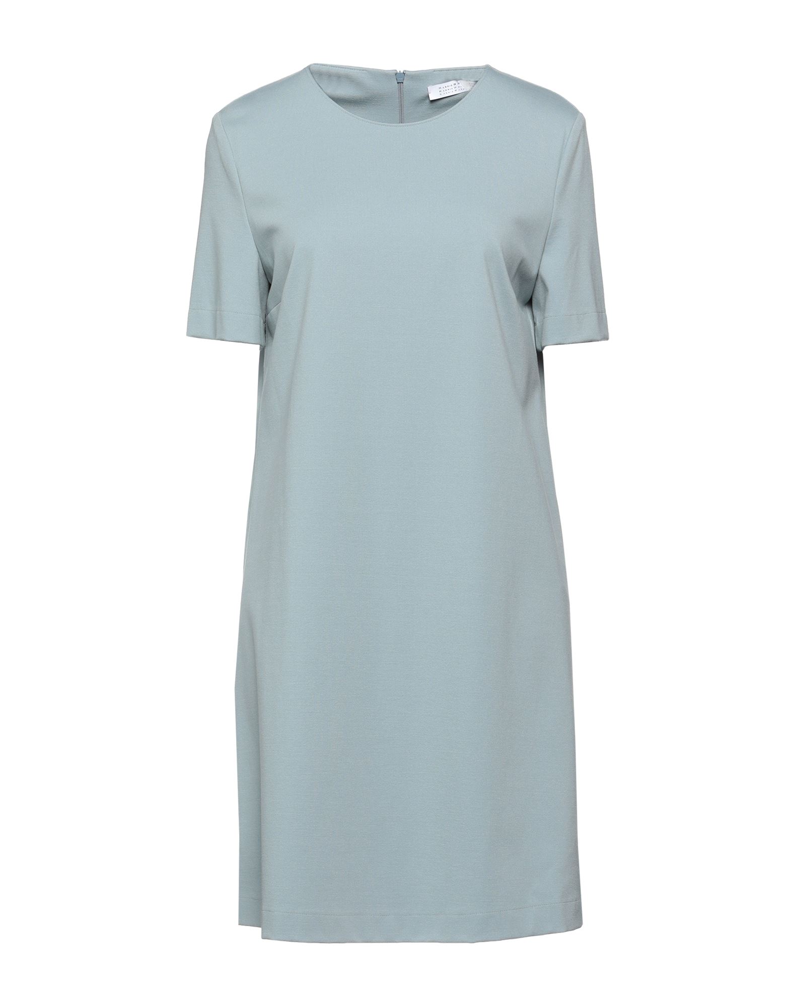 Harris Wharf London Short Dresses In Slate Blue