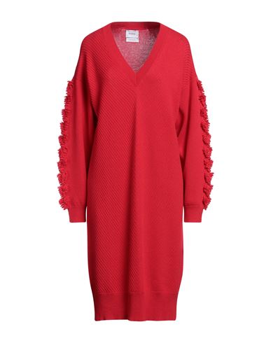 Shop Barrie Woman Mini Dress Red Size M Cashmere