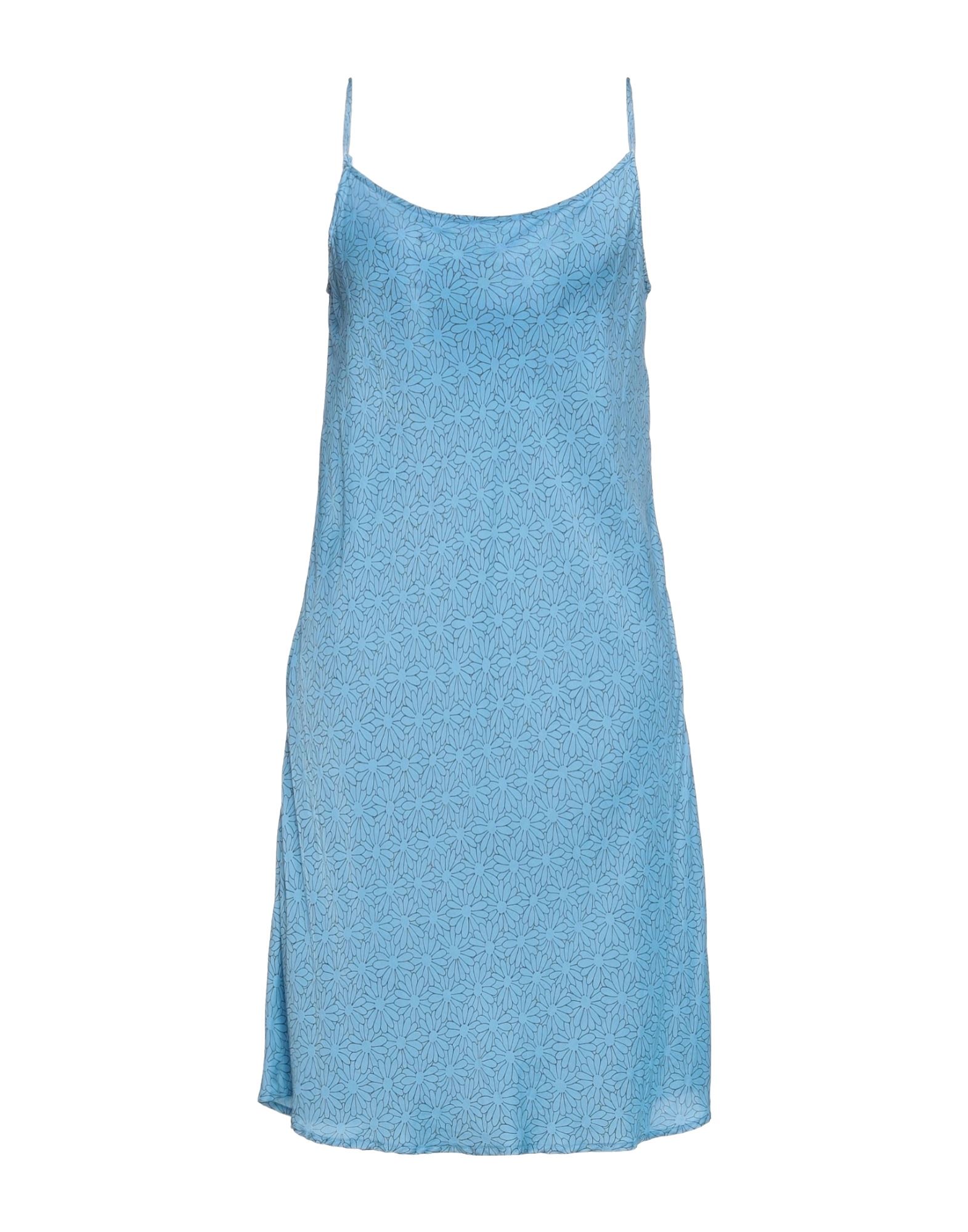 Her Shirt Her Dress Midi Dresses In Turquoise | ModeSens