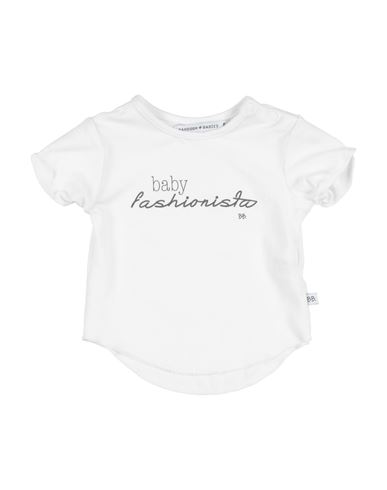 Bamboom Babies'  Newborn Girl T-shirt White Size 1 Bamboo Fiber, Cotton