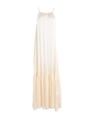 Alessia Santi Woman Long Dress Cream Size 2 Silk In White