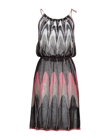 Shop M Missoni Woman Midi Dress Black Size 4 Viscose, Polyester