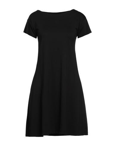 Bomboogie Woman Short Dress Black Size 1 Cotton