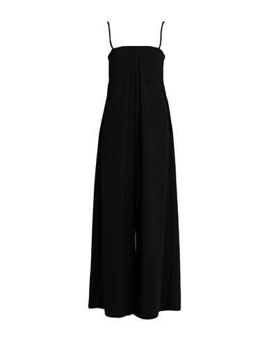 Emporio Armani Woman Jumpsuit Black Size 6 Polyester, Elastane