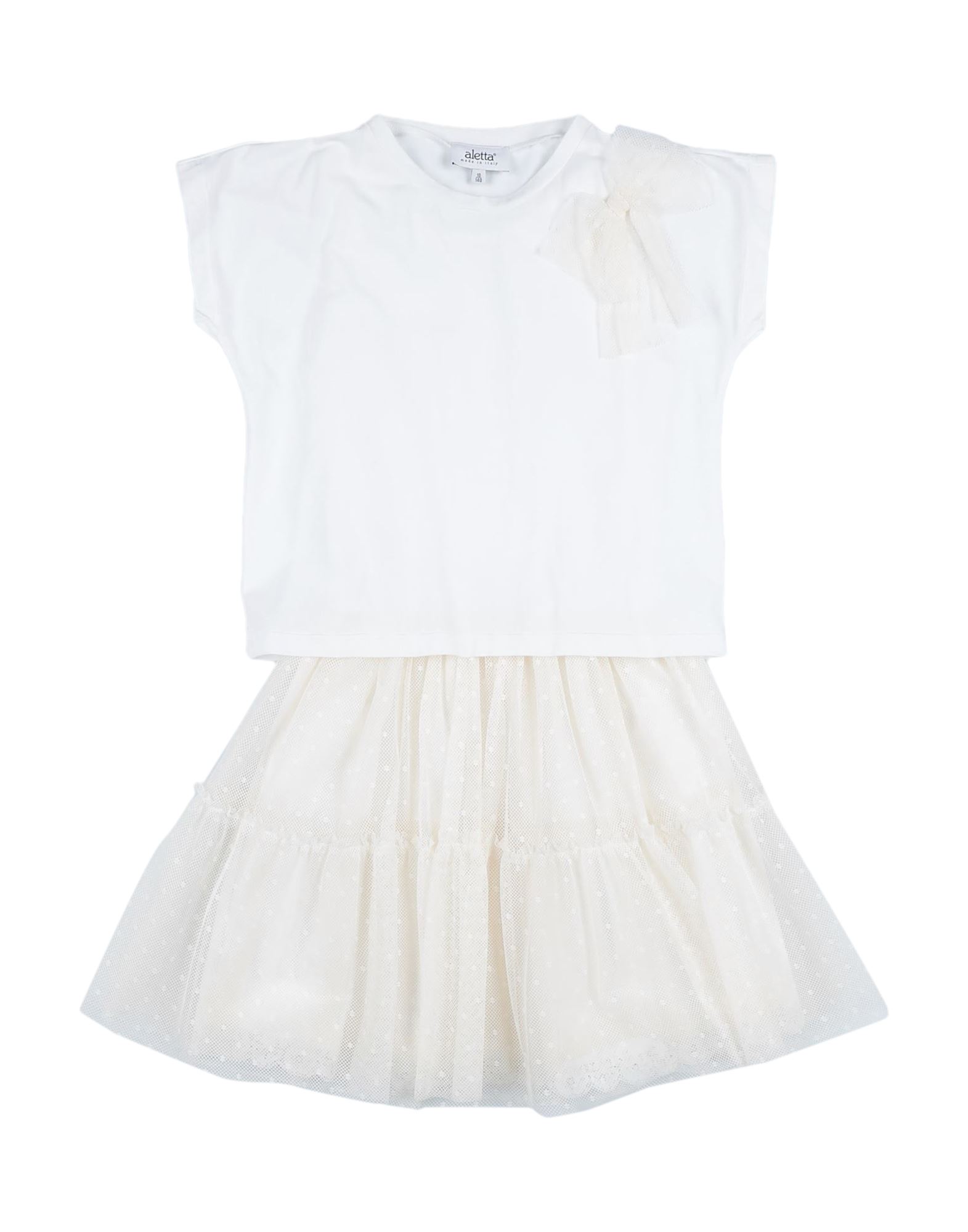 Aletta Kids' Short Dresses In White | ModeSens