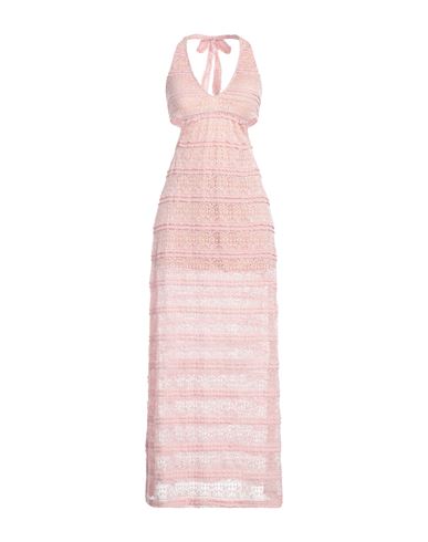 Cotazur Woman Maxi Dress Pink Size M Polyester, Elastane
