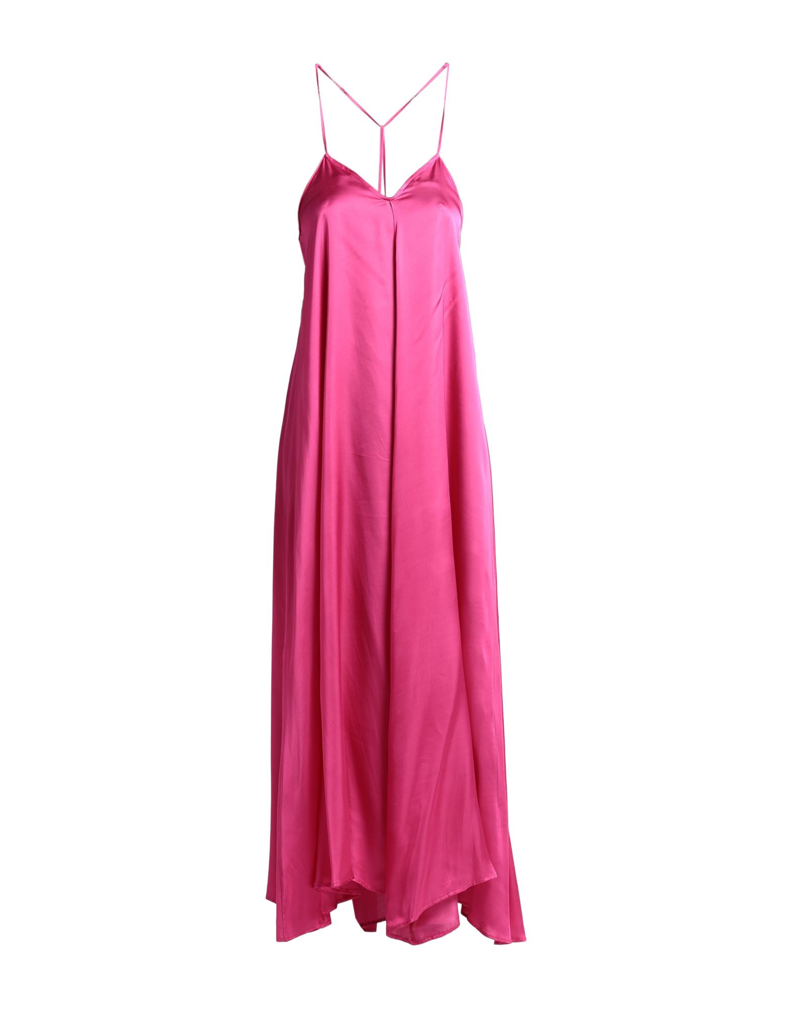 Vicolo Long Dresses In Fuchsia