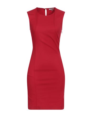 Patrizia Pepe Woman Midi Dress Red Size 6 Cotton, Polyamide, Elastane