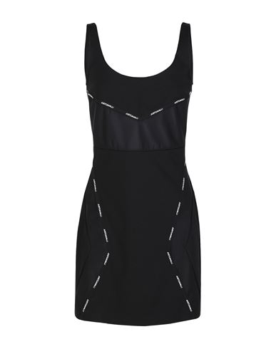 Just Cavalli Woman Mini Dress Black Size 10 Viscose, Polyamide, Elastane