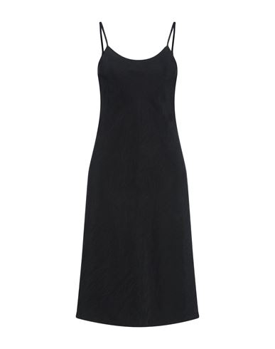 Barena Venezia Barena Woman Midi Dress Black Size 6 Lyocell, Polyamide