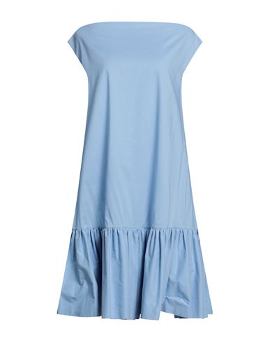L'autre Chose L' Autre Chose Woman Short Dress Sky Blue Size 8 Cotton