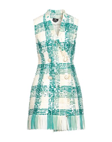 Elisabetta Franchi Woman Mini Dress Deep Jade Size 4 Polyester, Viscose, Plastic In Green