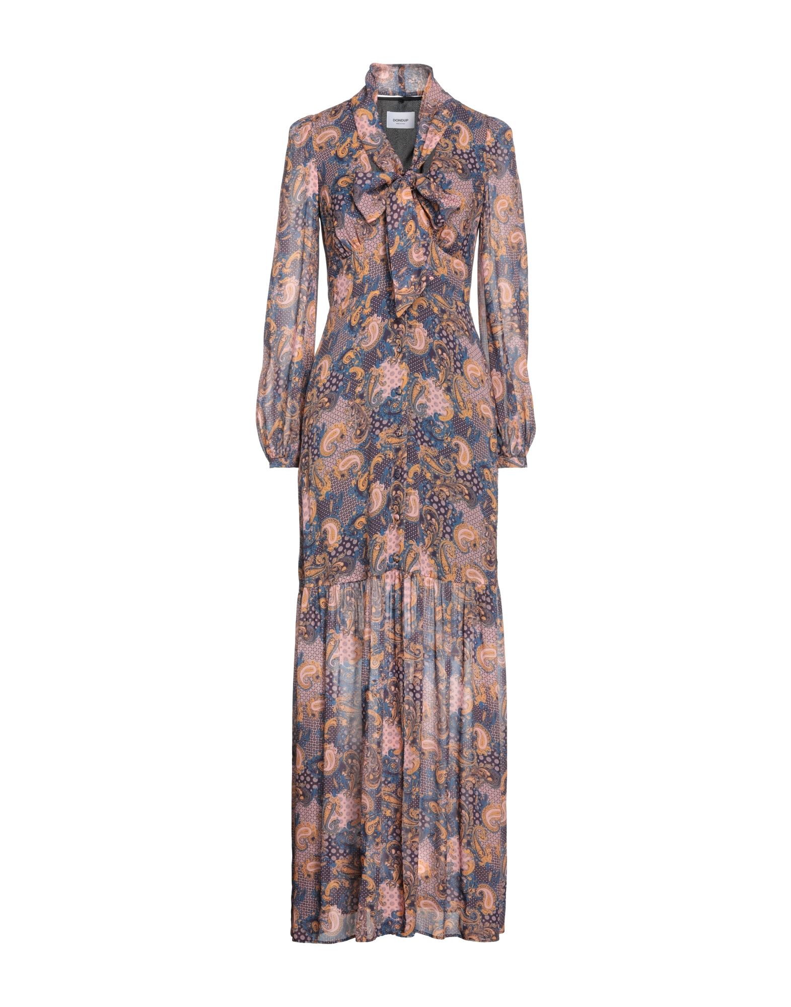 Dondup Long Dresses In Purple