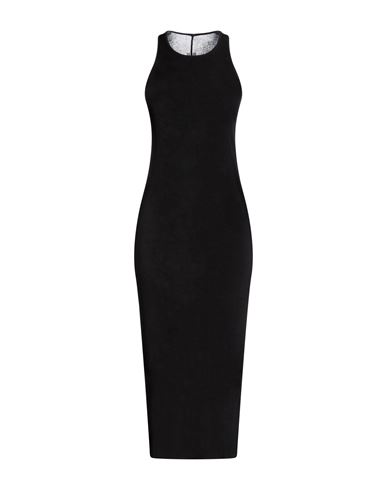 Rick Owens Woman Maxi Dress Black Size 4 Cotton In Black