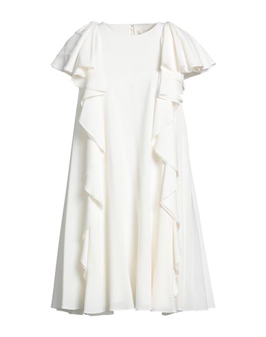 Alexander Mcqueen Woman Short Dress White Size 8 Silk