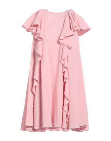Alexander Mcqueen Woman Short Dress Pink Size 4 Silk