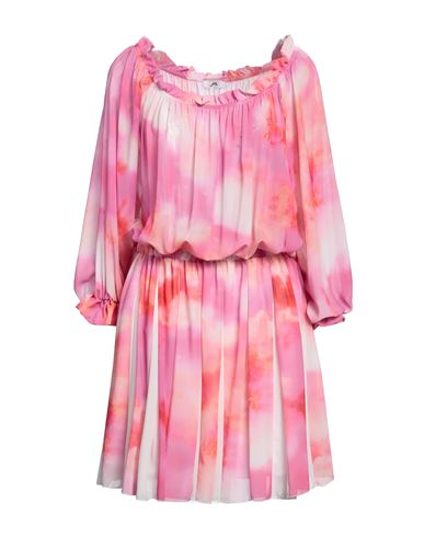 Jijil Woman Mini Dress Fuchsia Size 4 Polyester, Elastane In Pink