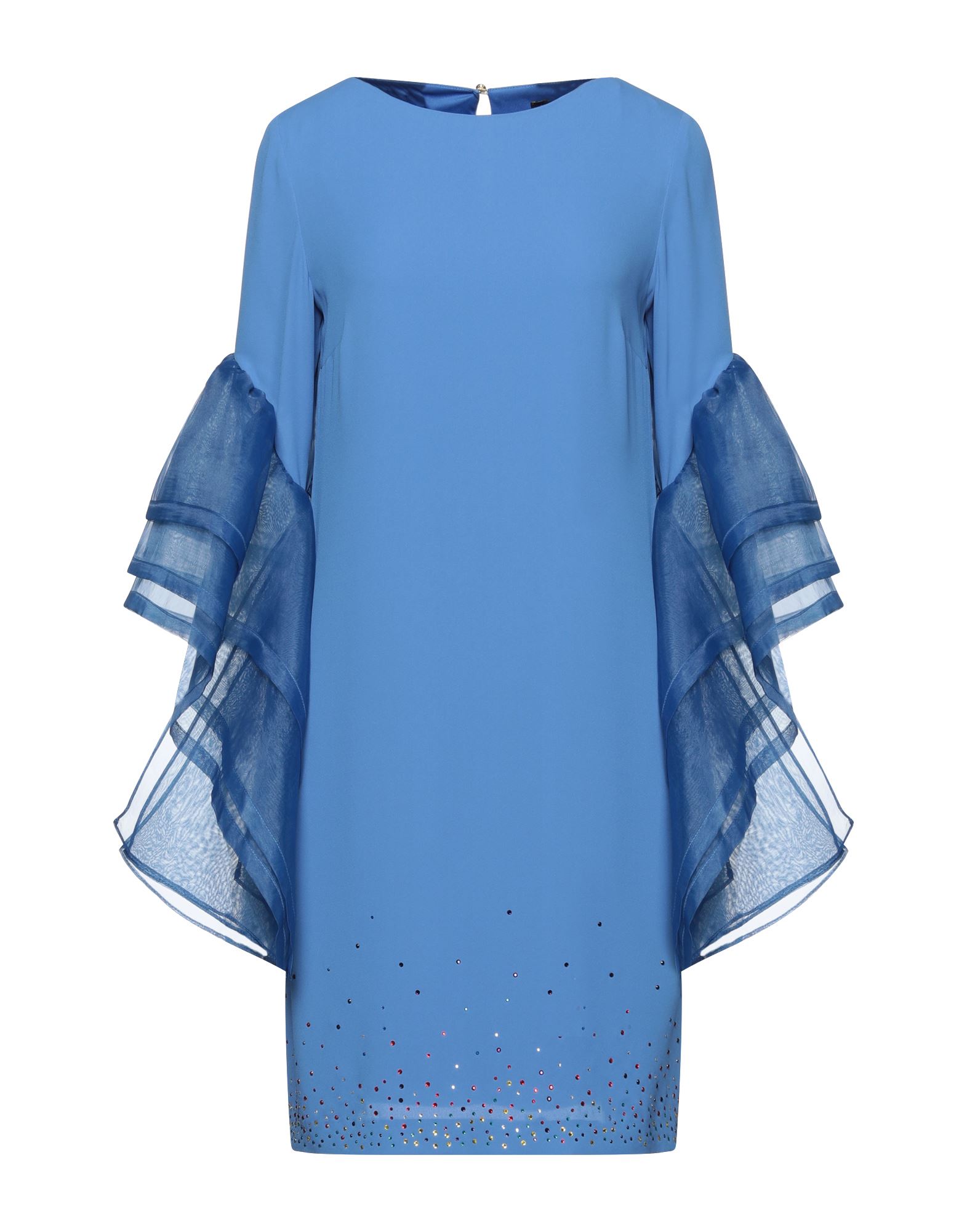 Nuribel Short Dresses In Pastel Blue