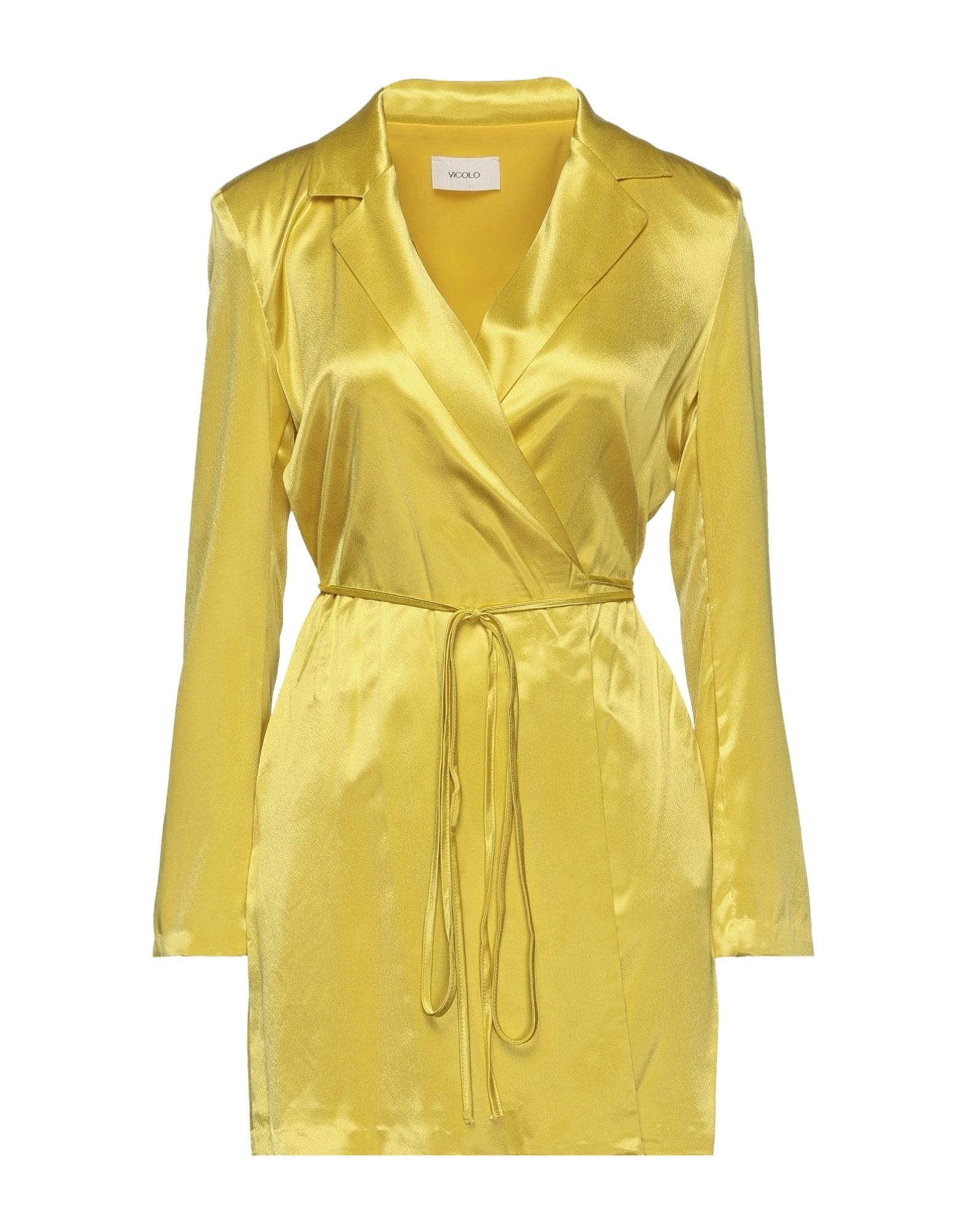 Vicolo Short Dresses In Yellow