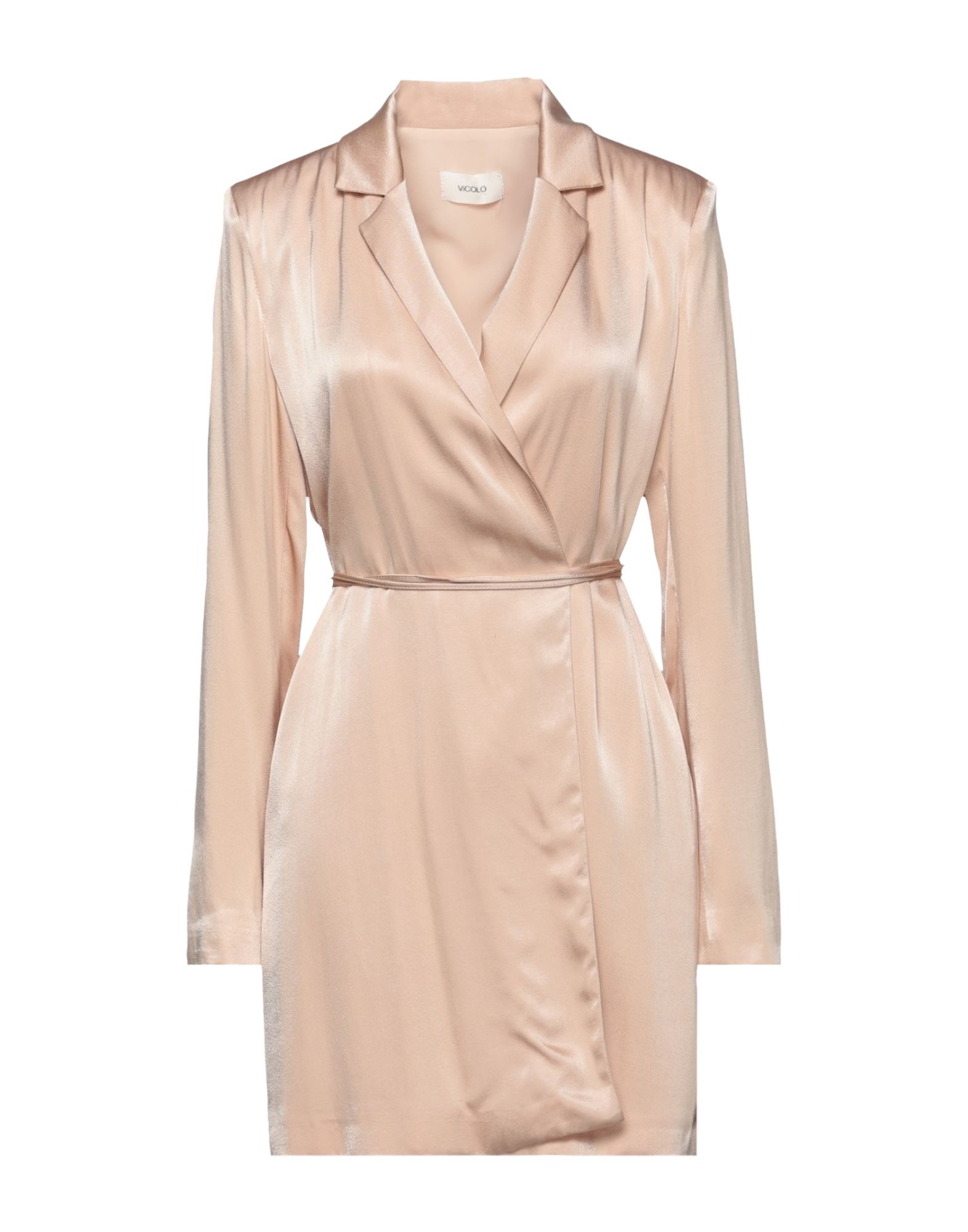 Vicolo Short Dresses In Beige