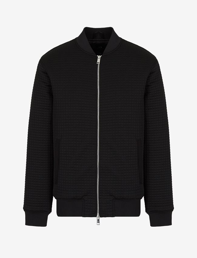 Armani Exchange Blouson Nero Poliestere, Elastan