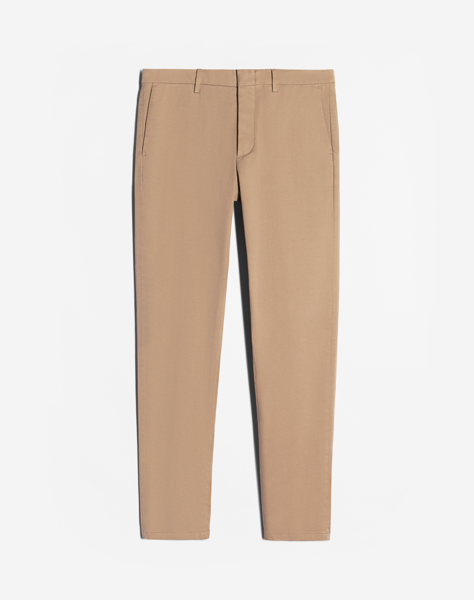 Dunhill Cotton Twill Chinos In Brown