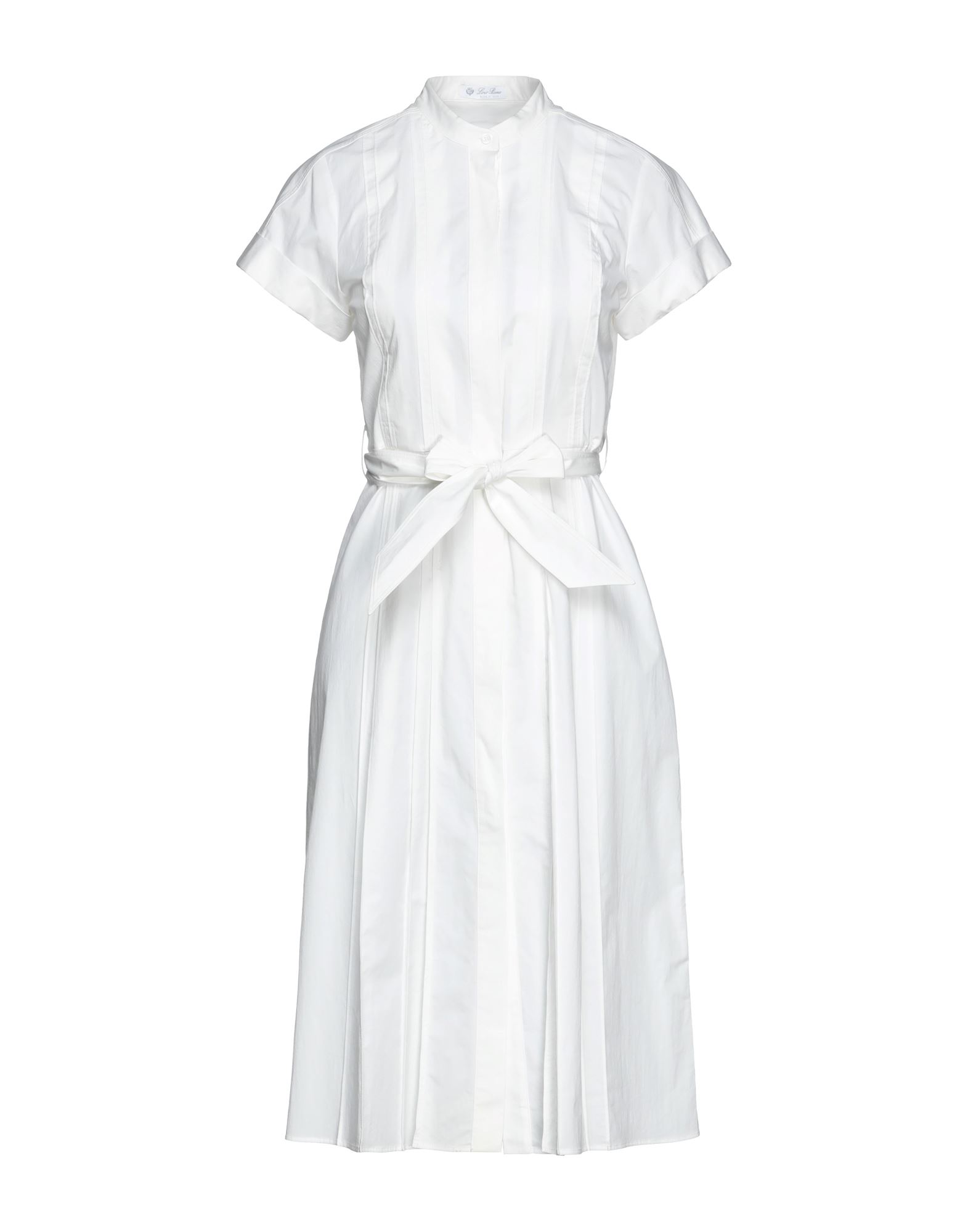 Loro Piana Midi Dresses In White | ModeSens