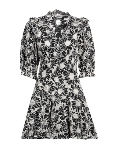 Sandro Woman Mini Dress Black Size 10 Cotton