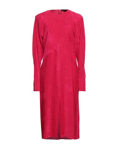Woman Mini dress Brick red Size 4 Polyester