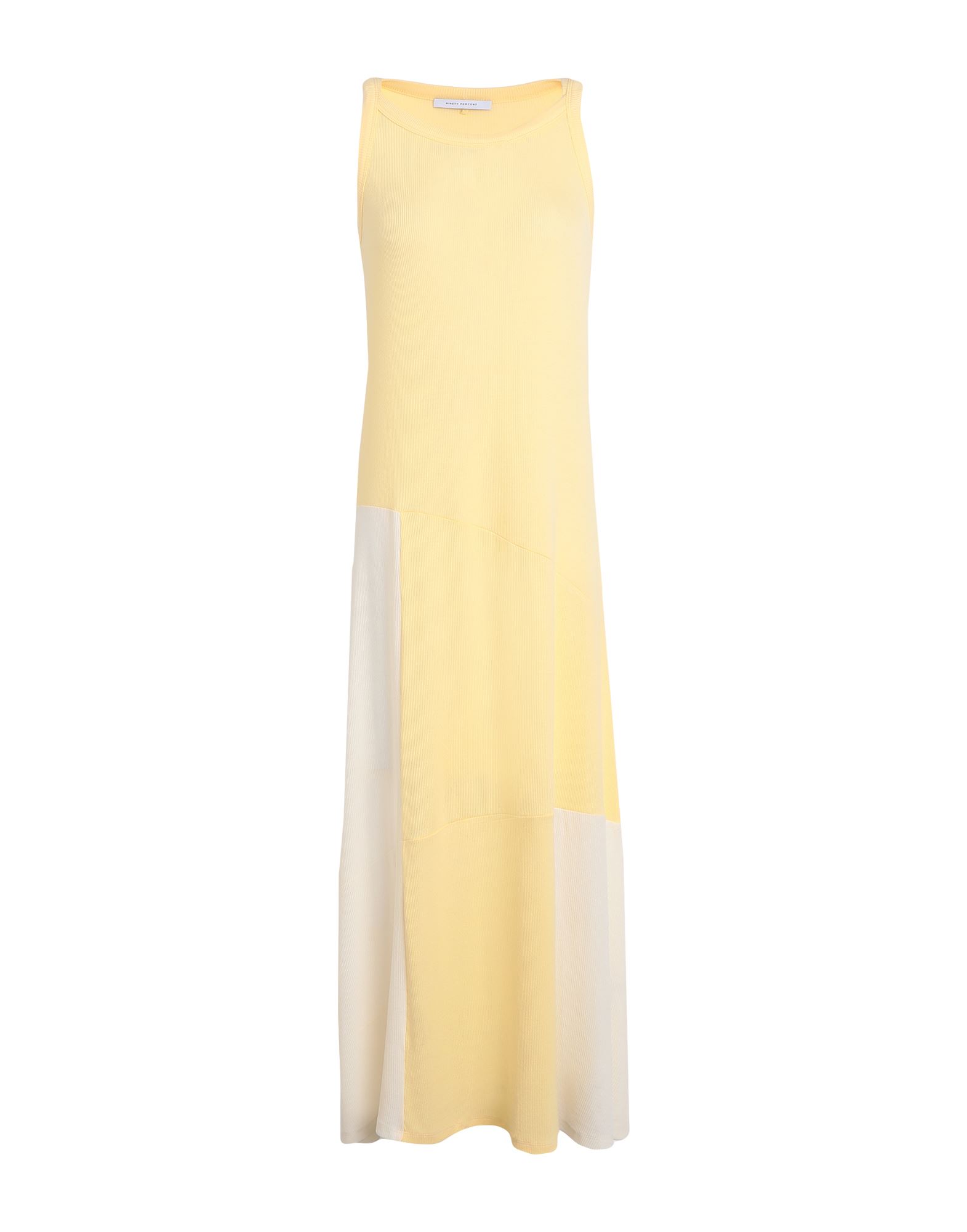 Ninety Percent Midi Dresses In Yellow