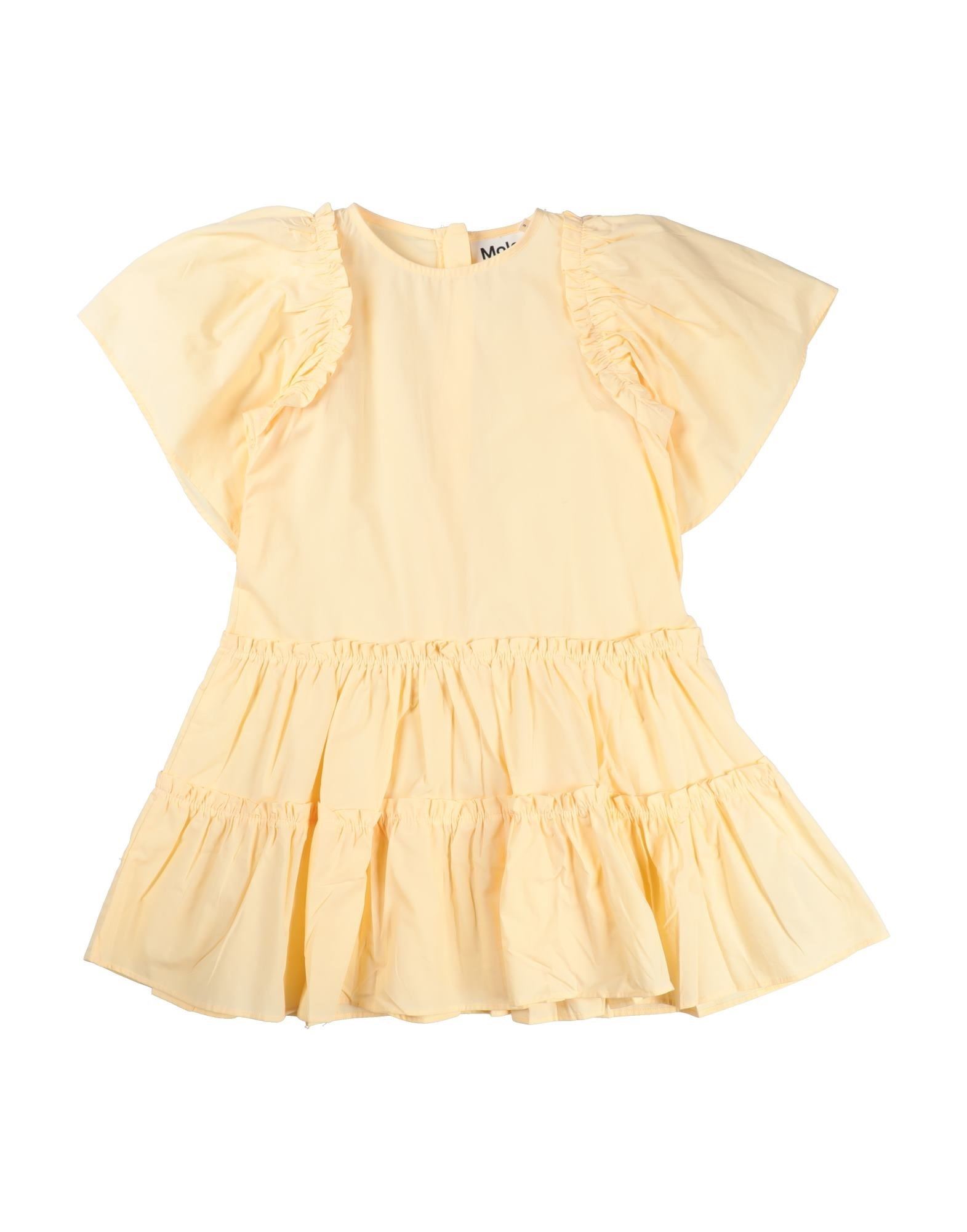 Molo Kids' Dresses In Light Yellow