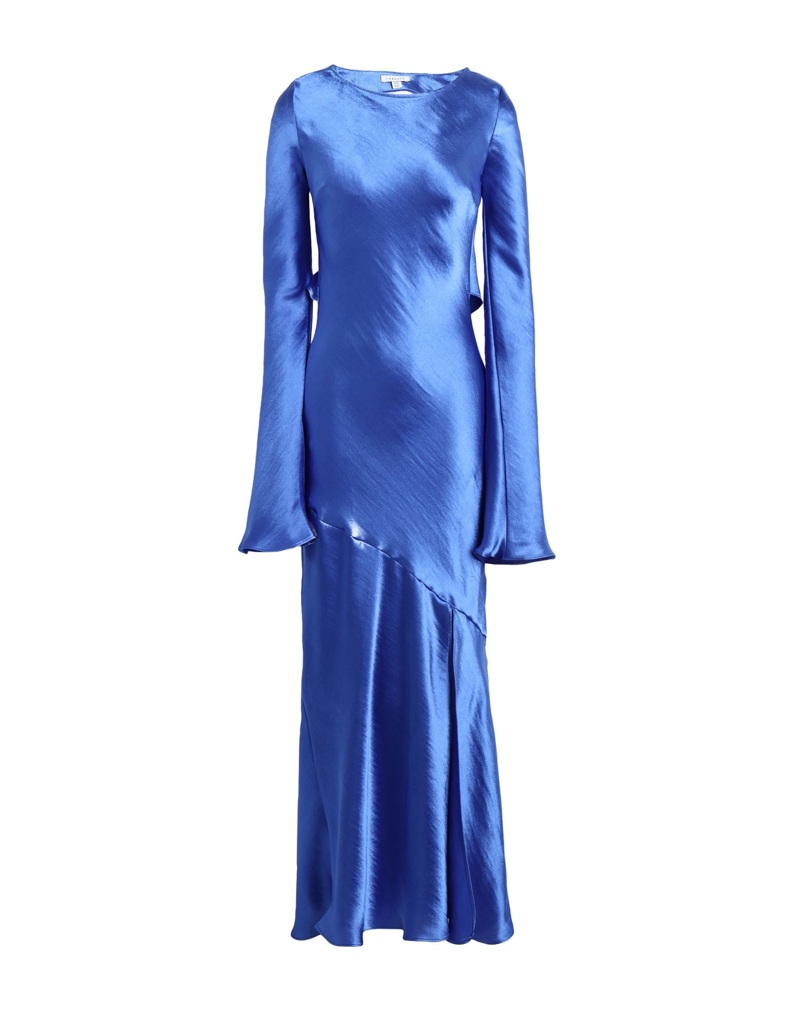 Topshop Long Dresses In Blue