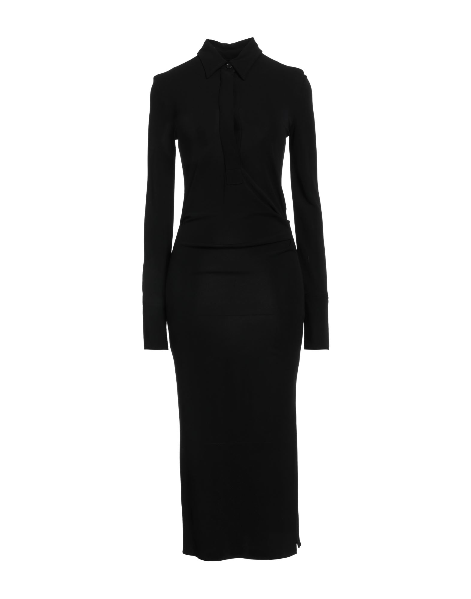 Helmut Lang Midi Dresses In Black | ModeSens