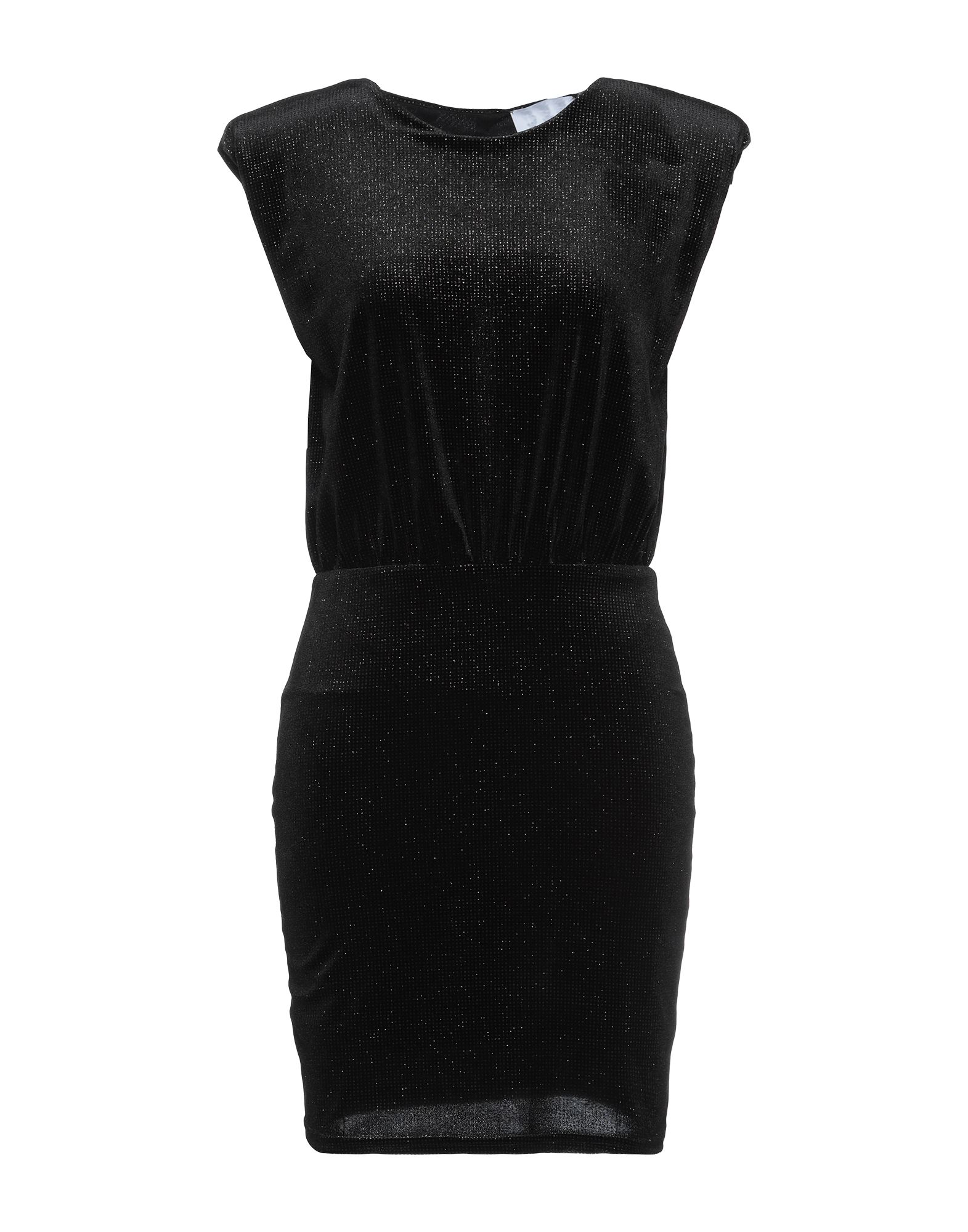 Soallure Short Dresses In Black